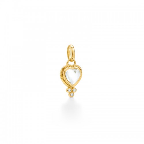 Temple St. Clair 18K Rock Crystal Heart Pendant
