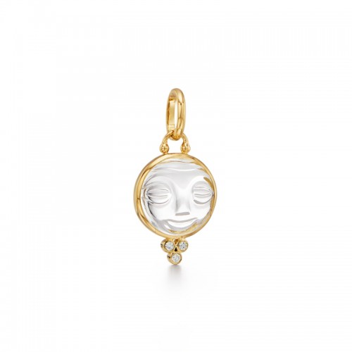 Temple St. Clair 18K Moonface Pendant