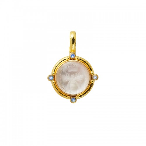 Rock Crystal 'Queen Bee' Pendant