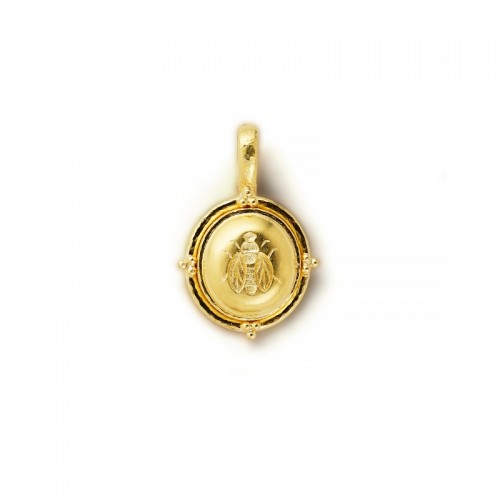 Gold 'Honey Bee' Pendant