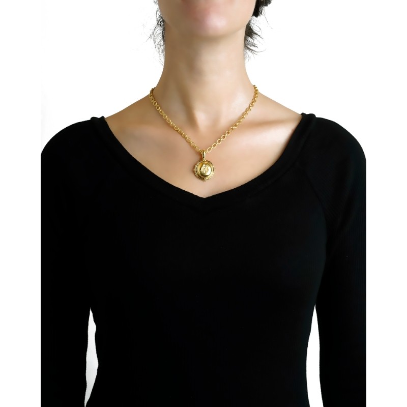 Gold 'Honey Bee' Pendant