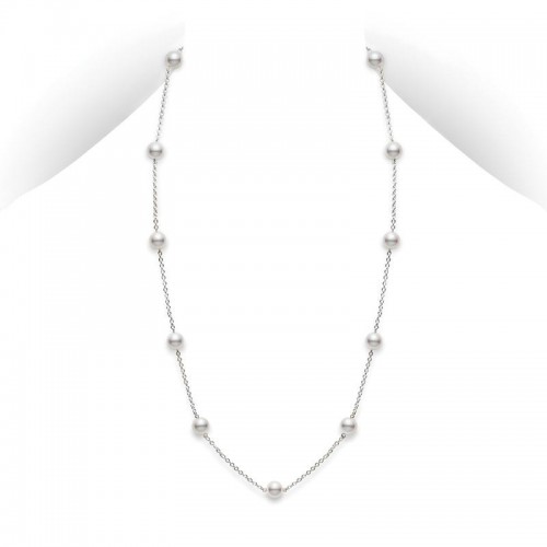 Mikimoto Akoya A+ Cultured Station Pearl Necklace