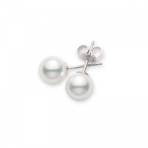 Mikimoto 7Mm-7.5Mm Akoya Cultured Pearl Stud Earrings