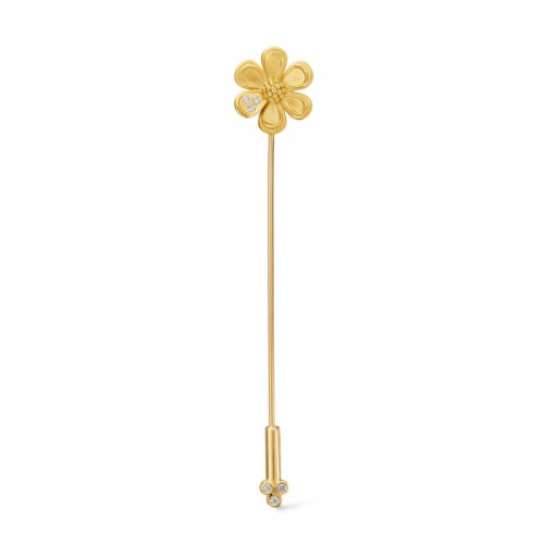 Temple St. Clair 18K Golden Flower Pin