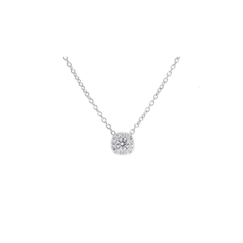 Deutsch Signature Halo Diamond Pendant