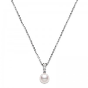 Mikimoto Pendant Akoya 8.0mm D-0.12ct