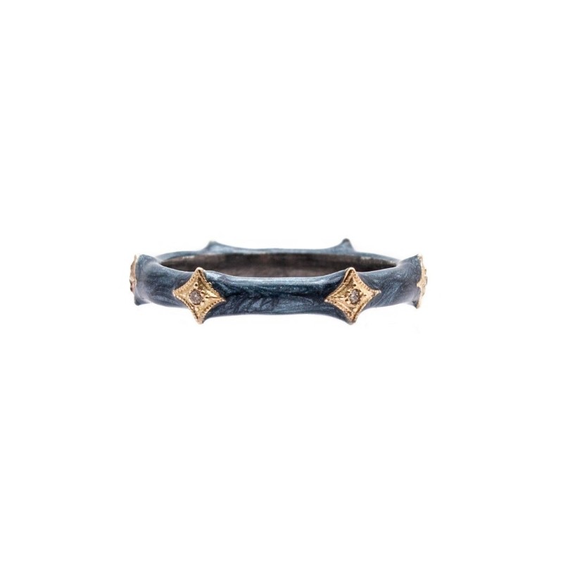 Rose Tsunami Enamel Stack Ring