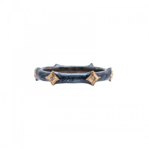 Rose Tsunami Enamel Stack Ring