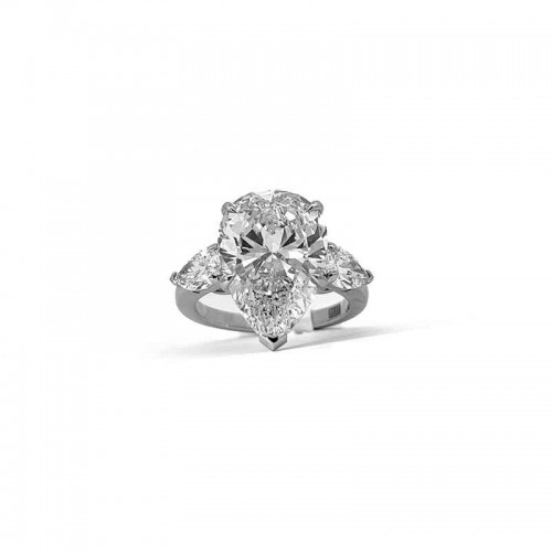 Platinum 3-Stone Ring
