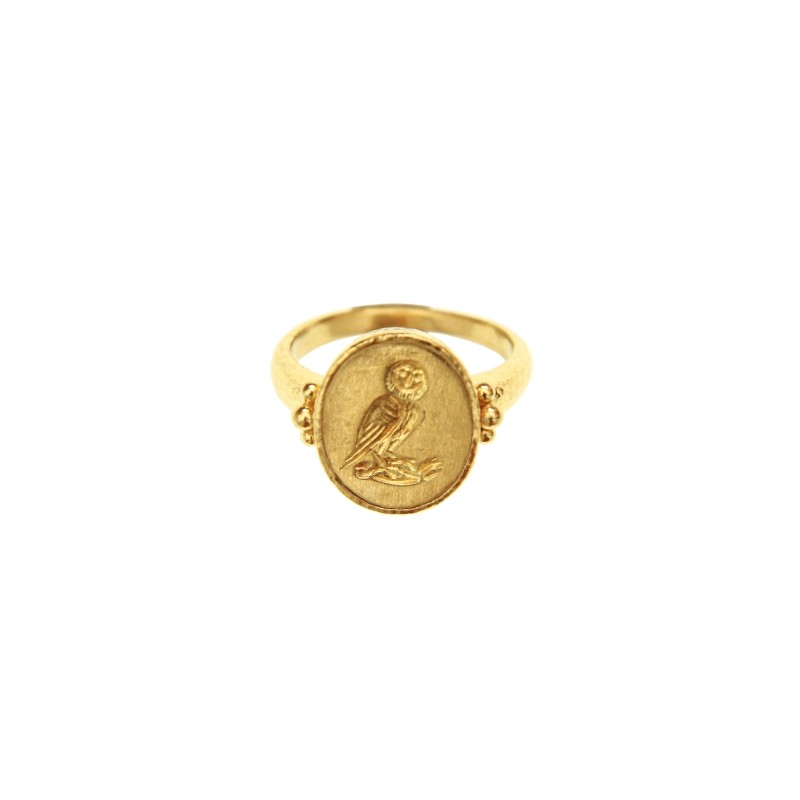 Gold 'Owl' Ring