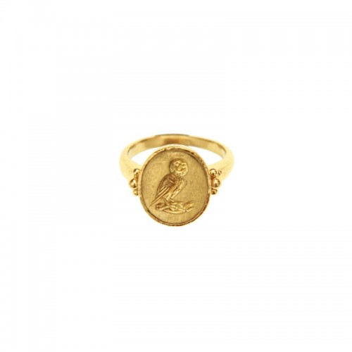 Gold 'Owl' Ring