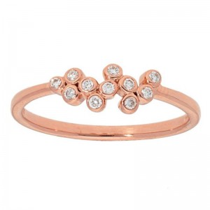 Deutsch Signature Scattered Diamond Bezel Ring