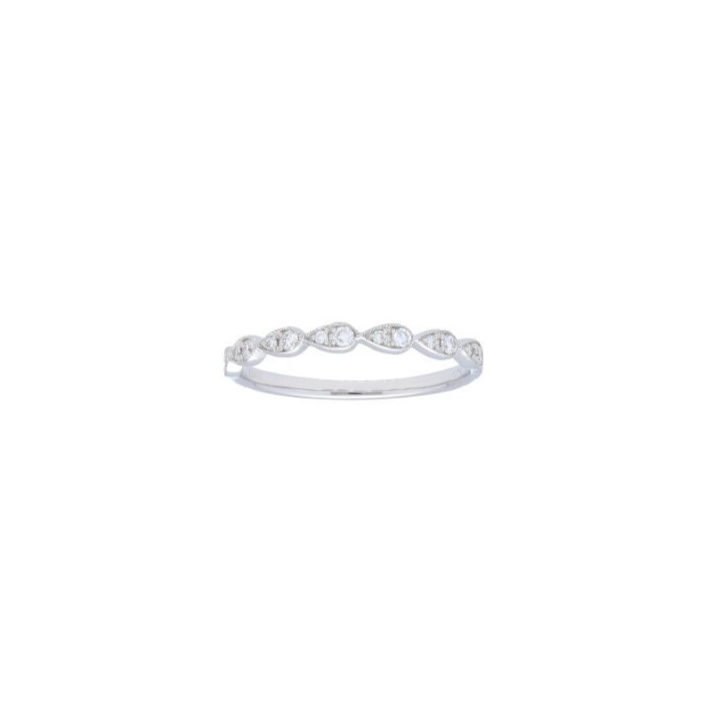 Deutsch Signature Halfway Milgrain Bezel Ring
