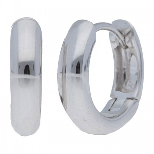 Deutsch Signature 14K White Gold Huggie Earrings
