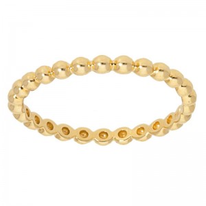 Deutsch Signature Gold Ball Ring