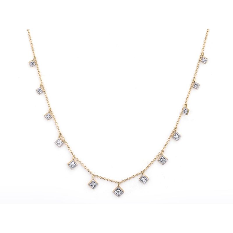 Jude Frances Lisse Dancing Diamonds Kite Necklace