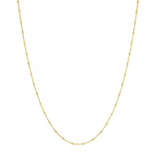 Jude Frances Lisse Beaded Ball Chain Necklace