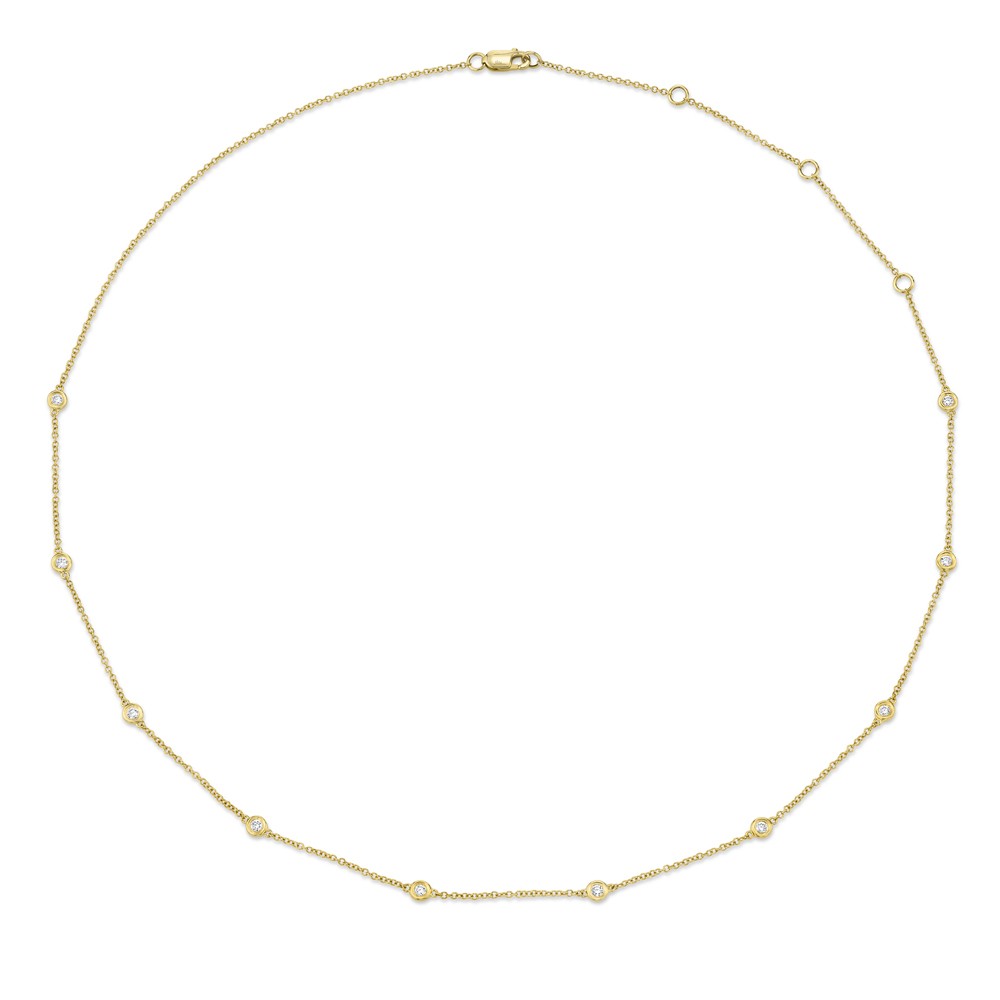 Deutsch Signature 0.28Ct 18 Diamonds By The Yard Chain