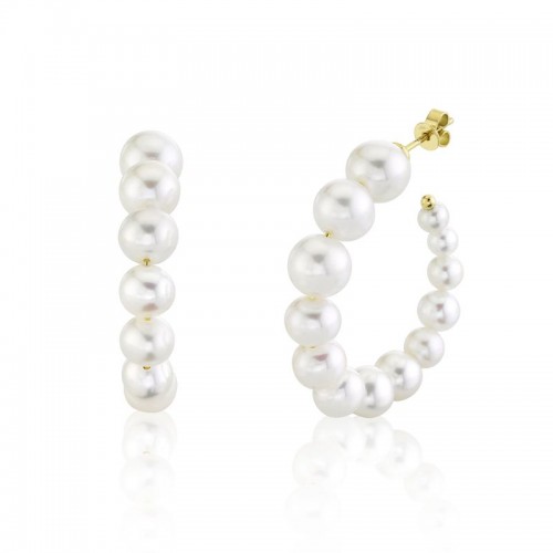 Deutsch Signature Coco Cultured Pearl Hoop Earrings