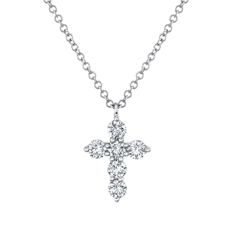 Deutsch Signature 0.50Ct Diamond Cross Necklace