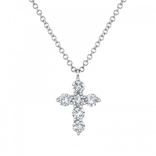 Deutsch Signature 0.50Ct Diamond Cross Necklace