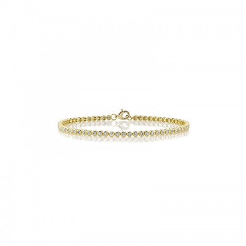 Deutsch Signature 0.64Ct Diamond Bezel Tennis Bracelet