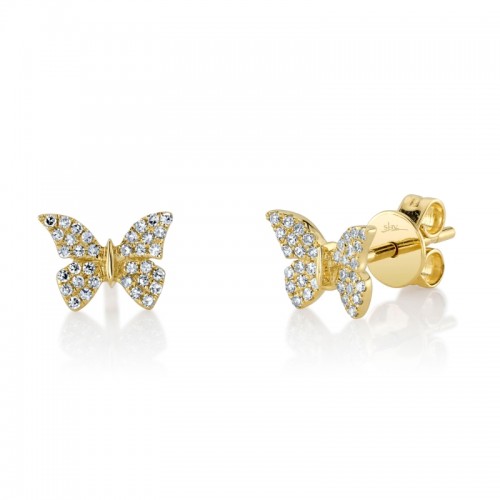 Deutsch Signature 0.15Ct Round Diamond Pave Earrings