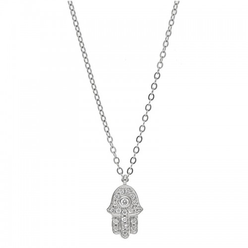 Deutsch Signature Diamond Hamsa Pendant