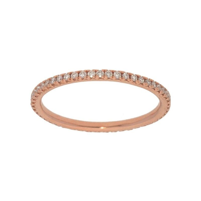 Deutsch Signature Champagne Diamond Eternity Stackable Ring