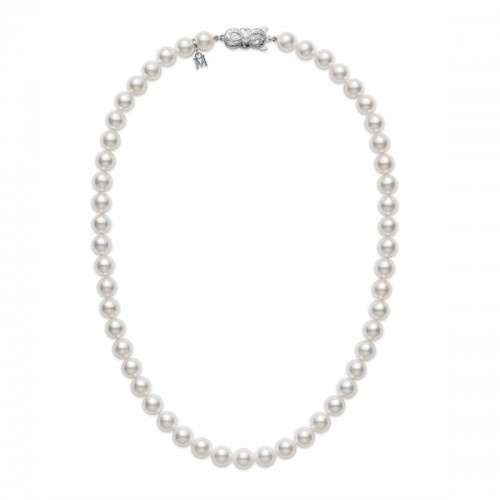 Mikimoto Choker Cultured Pearls 7x6.5mm A 16