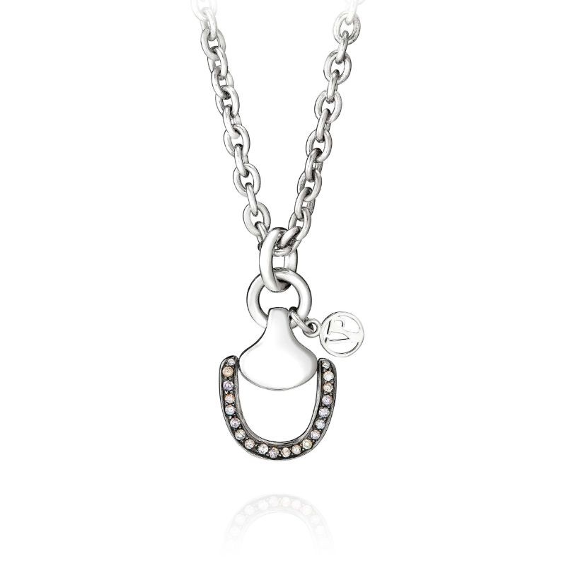 Vincent Peach Churchill Downs Half Diamond  Necklace