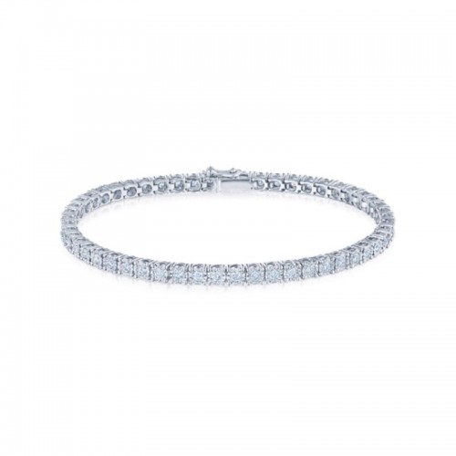 Kwiat Sunburst Line Bracelet with Diamonds