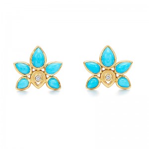 Temple St. Clair Lotus Earring