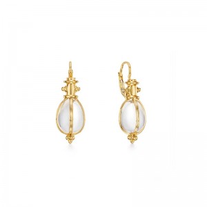 Temple St. Clair 18K Classic Amulet Earrings