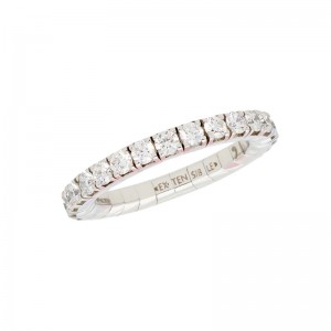 Extensible White Diamond Ring