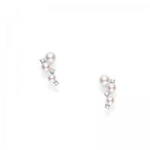 Mikimoto Bubbles Earring Crawler Earrings