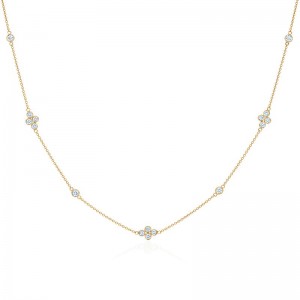 Kwiat Diamond Strings Quads Necklace