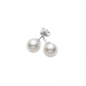 Mikimoto 7.5-8Mm A Akoya Pearl Stud Earrings