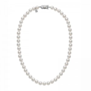 Mikimoto Choker Cultured Pearls 7x6.5mm A 16