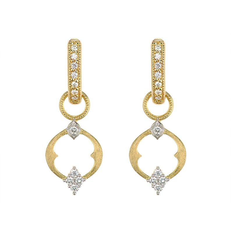 Jude Frances Small Open Moroccan Quad Earring Charms