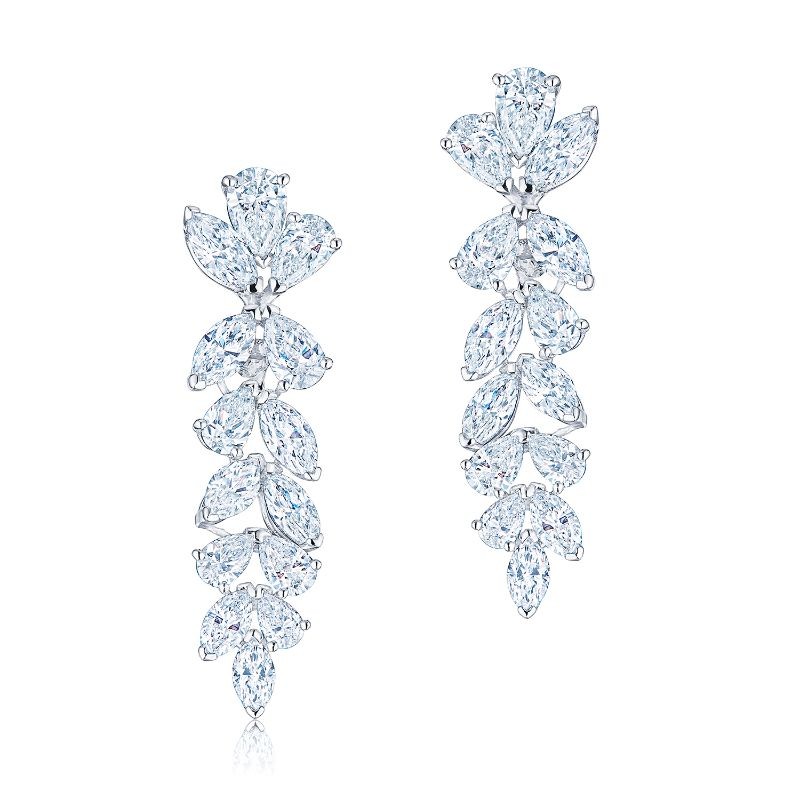 Kwiat Pendant American Beauty Diamond Earrings