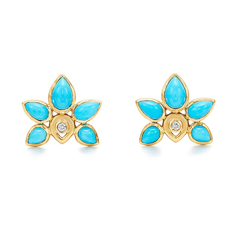 Temple St. Clair Lotus Earring