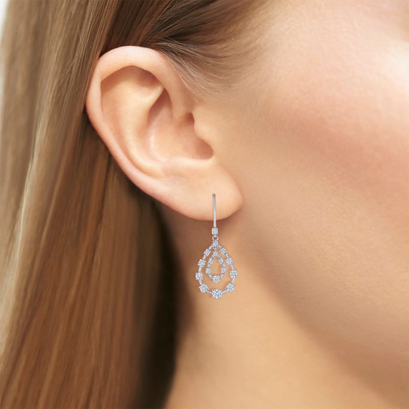 Kwiat Pendant Starry Night Diamond Earrings