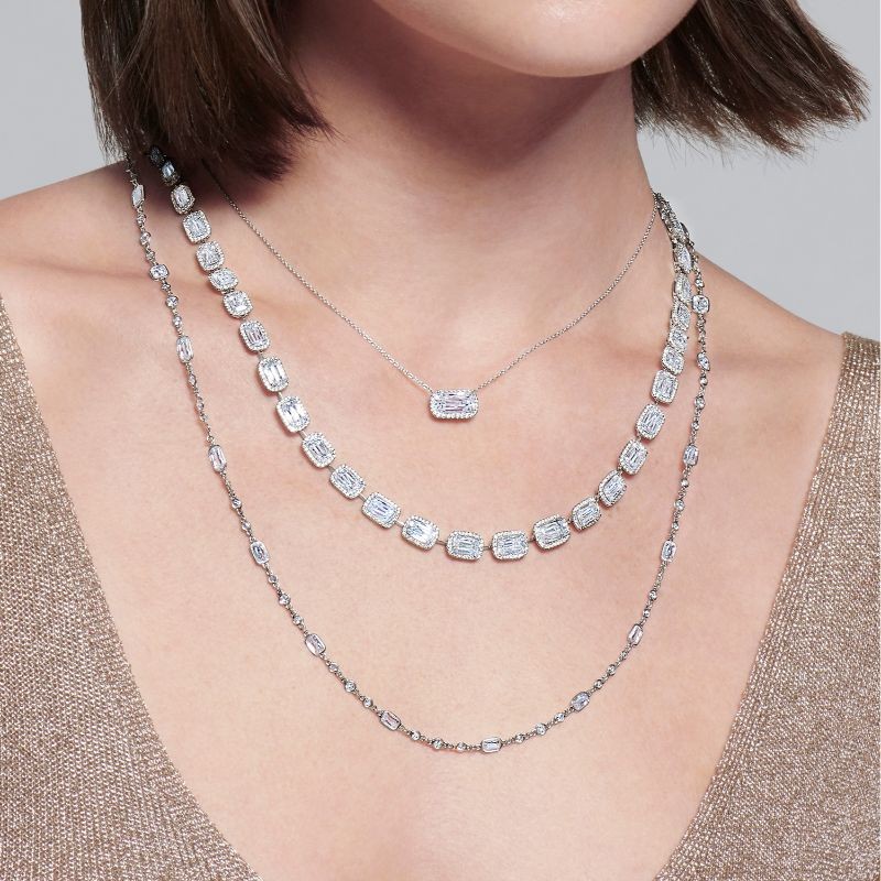Kwiat Silhouette Diamond Pendant Necklace