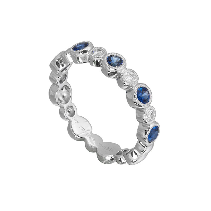 Jye's Alternating Sapphire and Diamond Ring