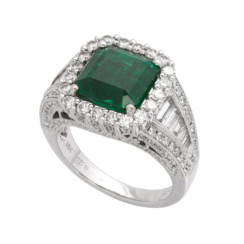 Jye's EC Emerald and Diamond Ring