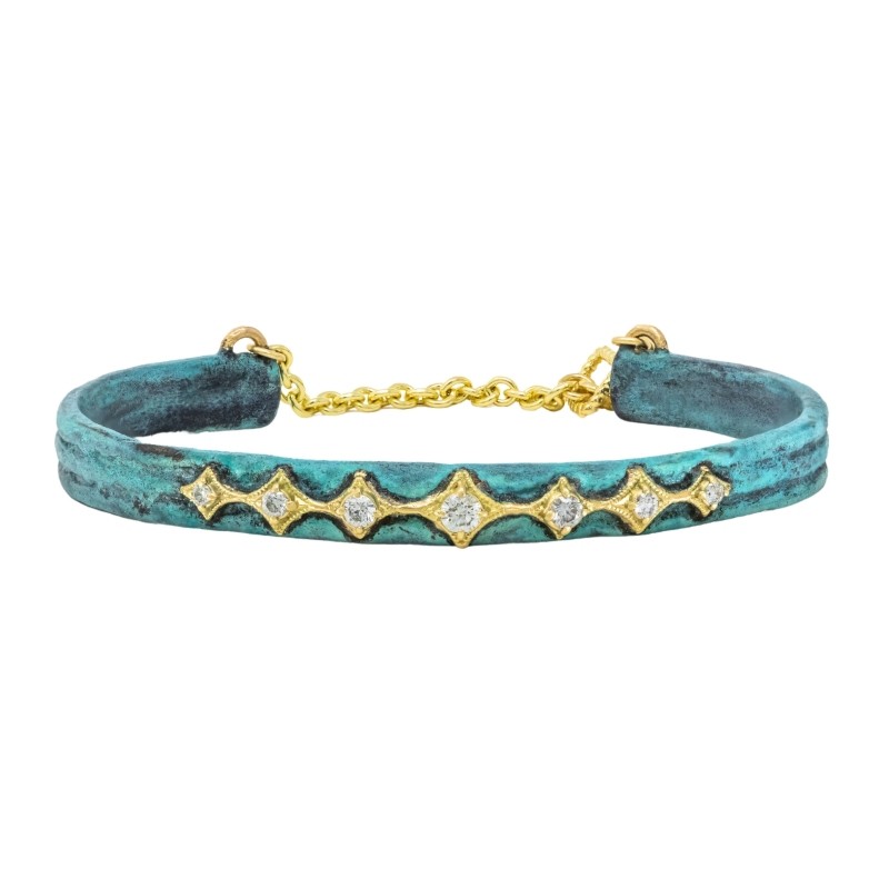 Armenta Round Diamond Crivelli Ctr Bracelet
