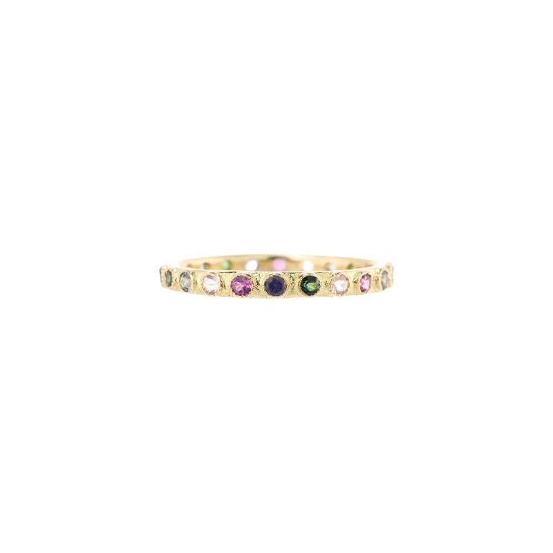 Armenta 18K Yellow Gold And Rubies Stack Ring