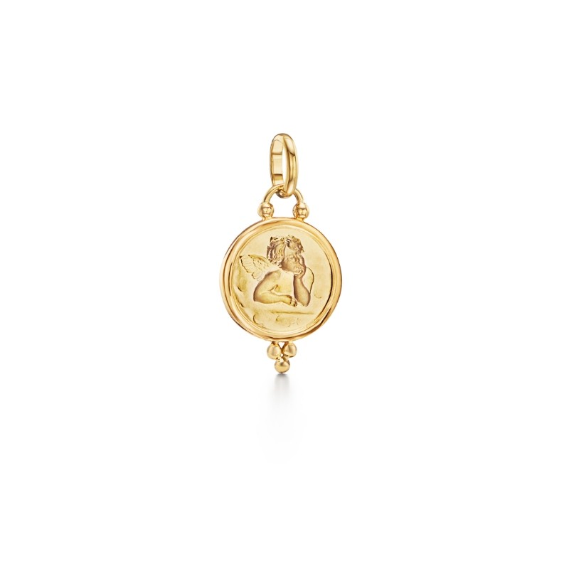 Temple St. Clair 18K Angel Pendant