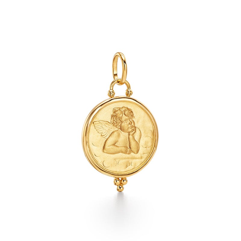Temple St. Clair 18K Angel Pendant